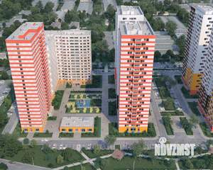 1-к квартира, строящийся дом, 37м2, 24/25 этаж