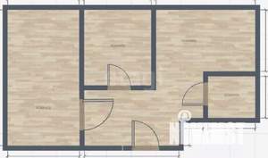 2-к квартира, вторичка, 60м2, 17/18 этаж