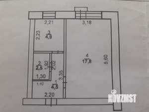 2-к квартира, вторичка, 30м2, 4/9 этаж