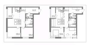 3-к квартира, вторичка, 57м2, 10/12 этаж