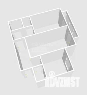 2-к квартира, вторичка, 64м2, 4/6 этаж