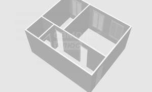 1-к квартира, вторичка, 43м2, 1/2 этаж