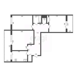 3-к квартира, вторичка, 64м2, 3/9 этаж