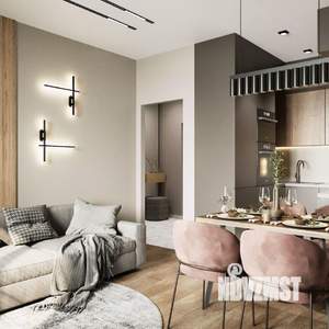 1-к квартира, вторичка, 47м2, 1/4 этаж