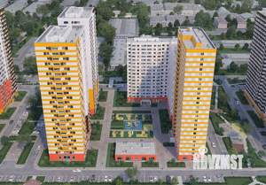 2-к квартира, строящийся дом, 56м2, 4/25 этаж