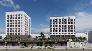 3-к квартира, строящийся дом, 68м2, 9/11 этаж