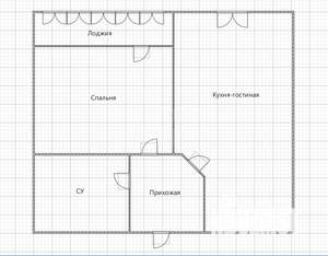 1-к квартира, вторичка, 39м2, 1/17 этаж