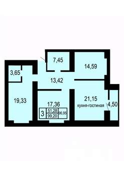 3-к квартира, вторичка, 106м2, 16/17 этаж