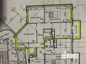 3-к квартира, вторичка, 83м2, 2/17 этаж