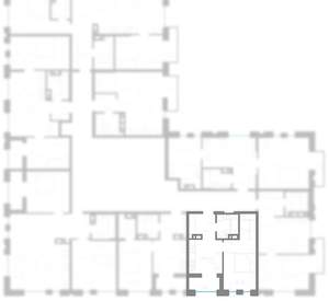 1-к квартира, вторичка, 40м2, 9/11 этаж
