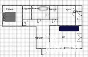 2-к квартира, вторичка, 51м2, 4/5 этаж