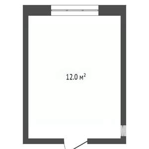 1-к квартира, вторичка, 12м2, 2/9 этаж