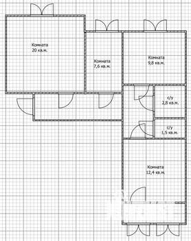 3-к квартира, вторичка, 67м2, 5/9 этаж