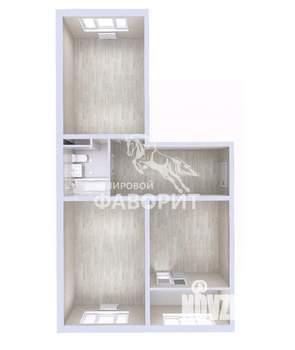 2-к квартира, вторичка, 60м2, 11/16 этаж