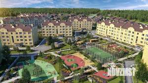 2-к квартира, строящийся дом, 55м2, 1/4 этаж