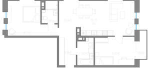 2-к квартира, вторичка, 81м2, 10/11 этаж